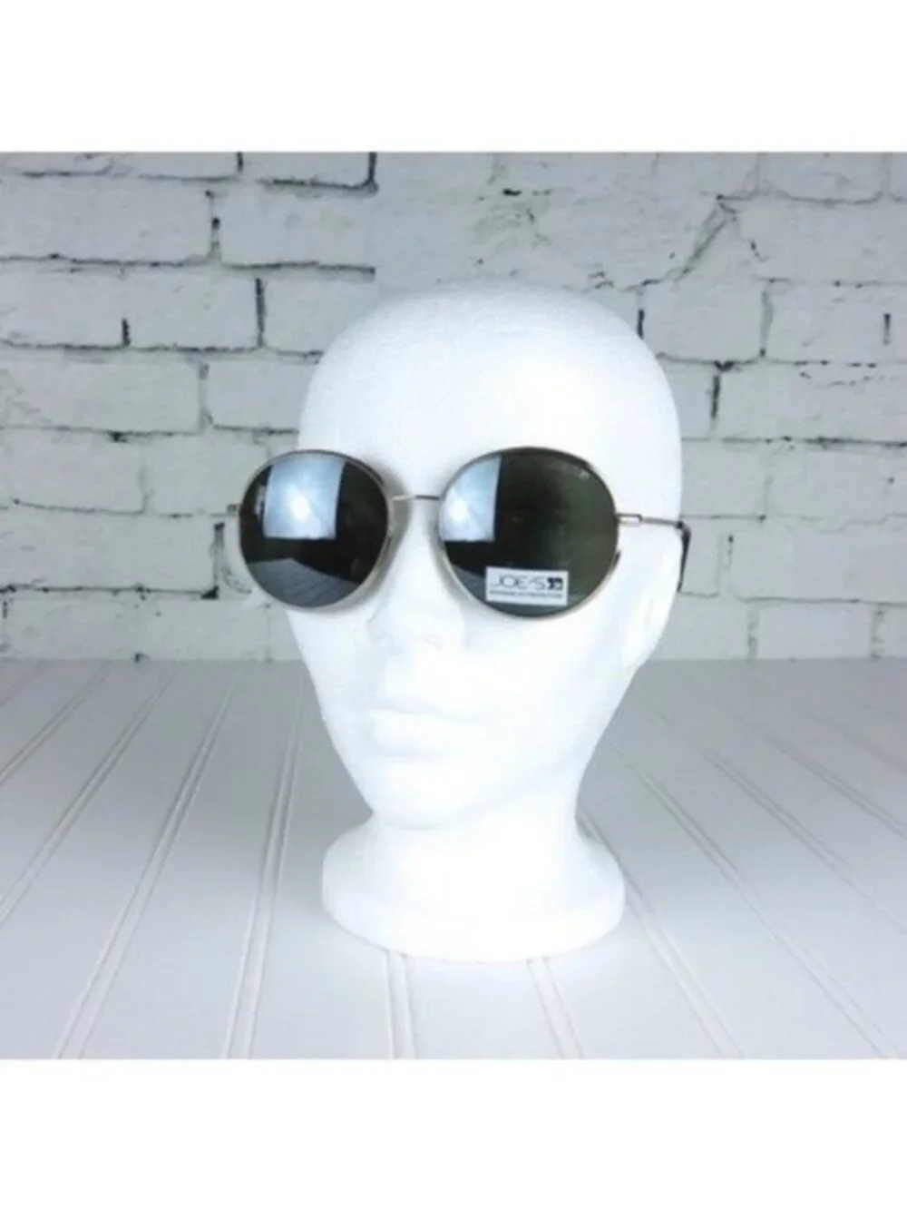 Joe's Jeans Round Wire Frame Sunglasses Gold